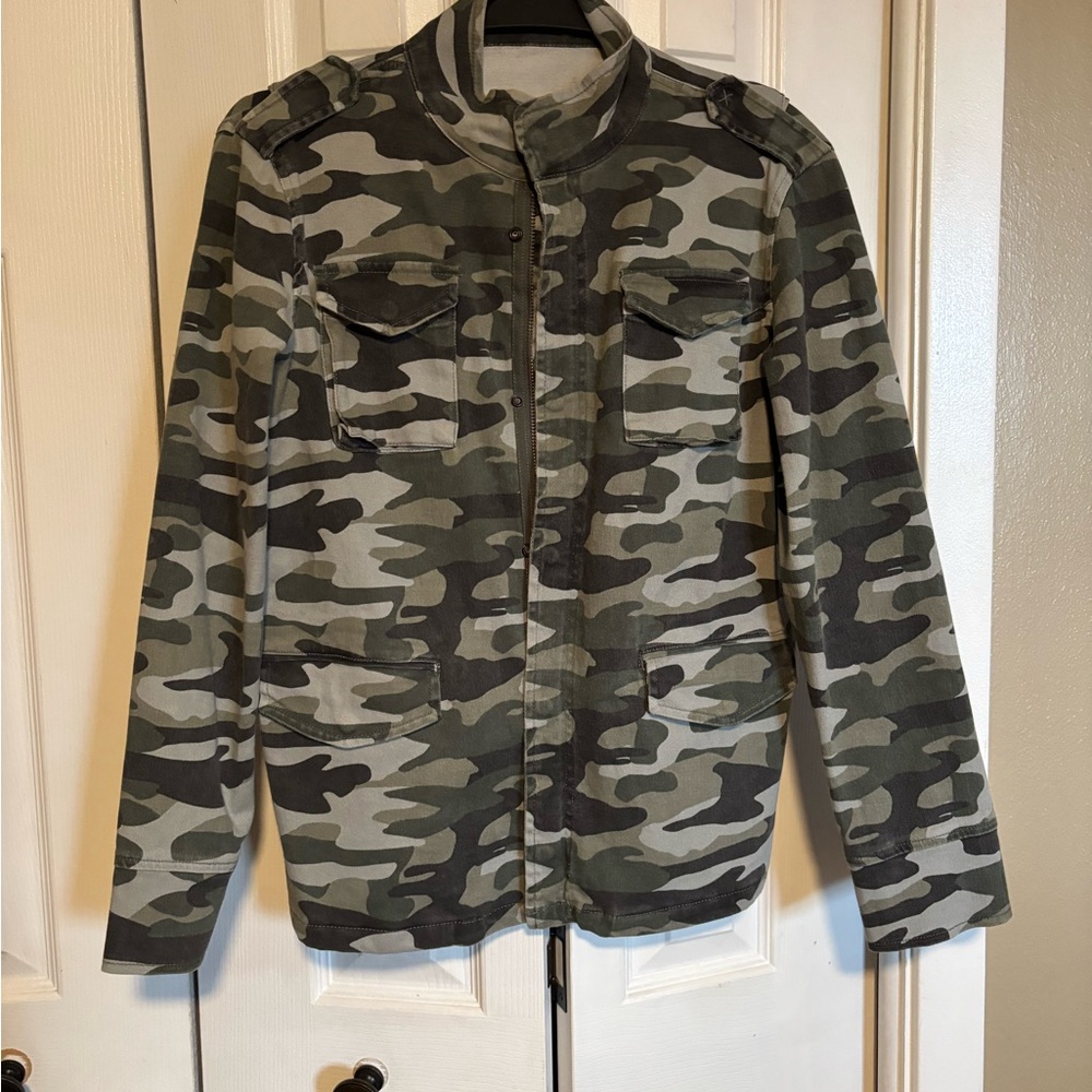 Anine Bing camouflage print utility jacket Size Small
